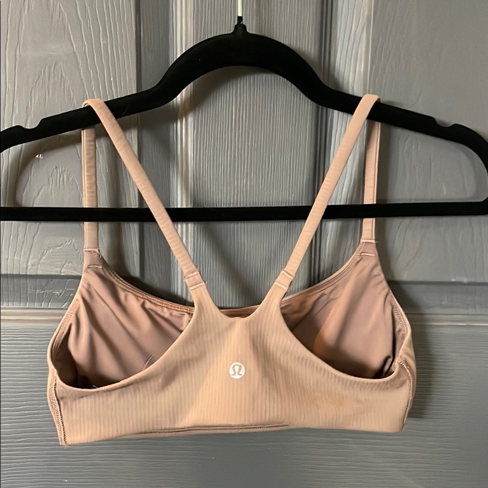 Lululemon wunder train strappy racer back sports bra ribbed - Picture 3 of 4